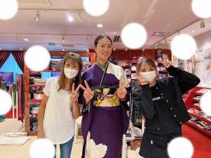 ヴｨンテージ　くすみ　振袖レンタル