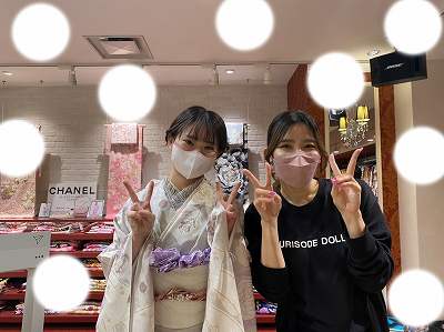 【TAKAZEN梅田本店】♡19日　おしゃれな袴＆お振袖姫ちゃん♡