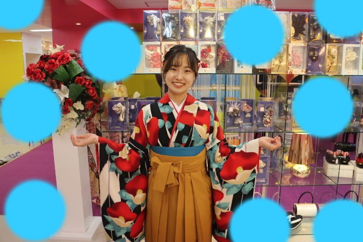 TAKAZEN神戸店　前撮り撮影会　卒業式　袴　レトロ　からし色　かわいい