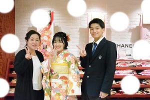 成人式　前撮り　梅田