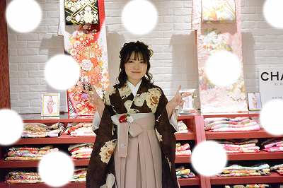 卒業式　袴　かわいい