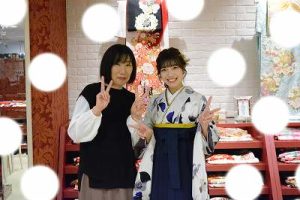 卒業式　袴　かわいい