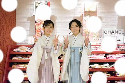 卒業式　前撮り　梅田