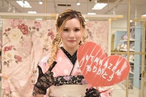 フリル　振袖レンタ
