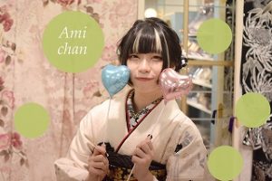 振袖　振袖レンタル　レトロ　前撮り　なんば