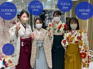 レトロ　古典　袴レンタル　くすみ