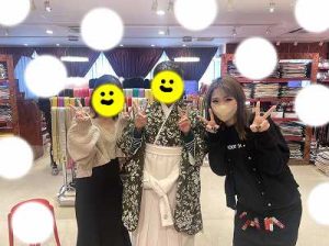 卒業式　袴　かわいい