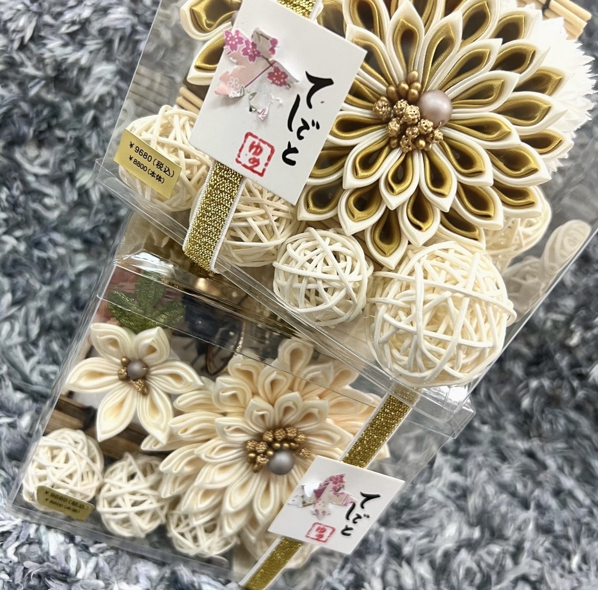 【TAKAZEN奈良店】大人気！ポイント付けが出来る「てしごと」シリーズの髪飾りのご紹介♡