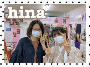袴　レンタル　奈良　ベージュ　くすみ　おしゃれ