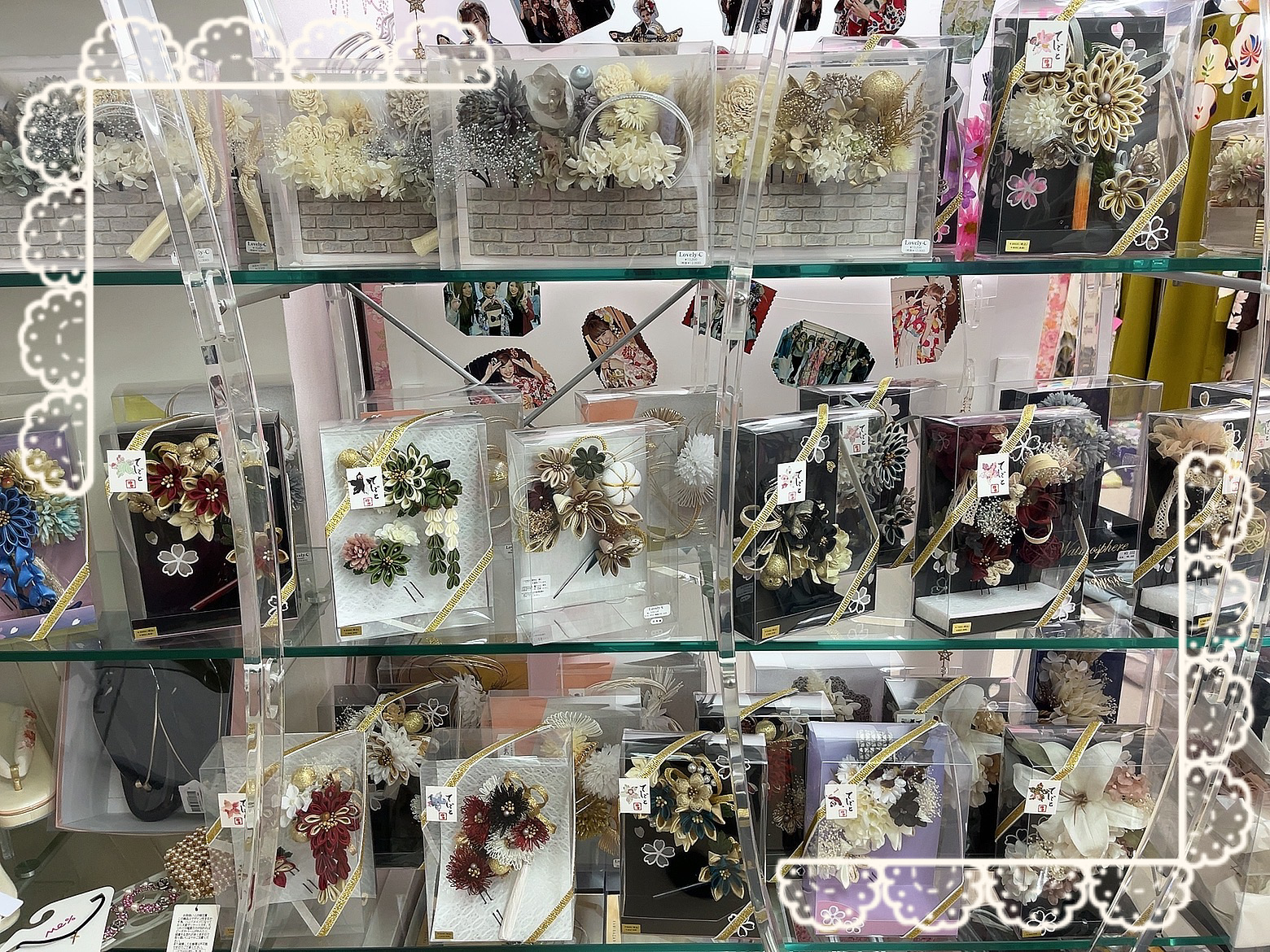 振袖　レンタル　奈良　髪飾り