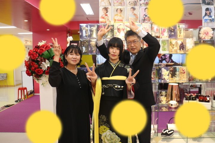 TAKAZEN神戸三宮店　前撮り撮影会　イマドキ　カワイイ　コディネート　振袖　レンタル　袴　