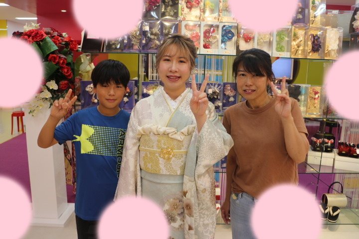 TAKAZEN神戸三宮店　前撮り撮影会　イマドキ　カワイイ　コディネート　振袖　レンタル　袴　