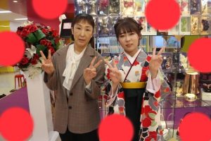 TAKAZEN神戸三宮店　前撮り撮影会　イマドキ　カワイイ　コディネート　振袖　レンタル　袴　