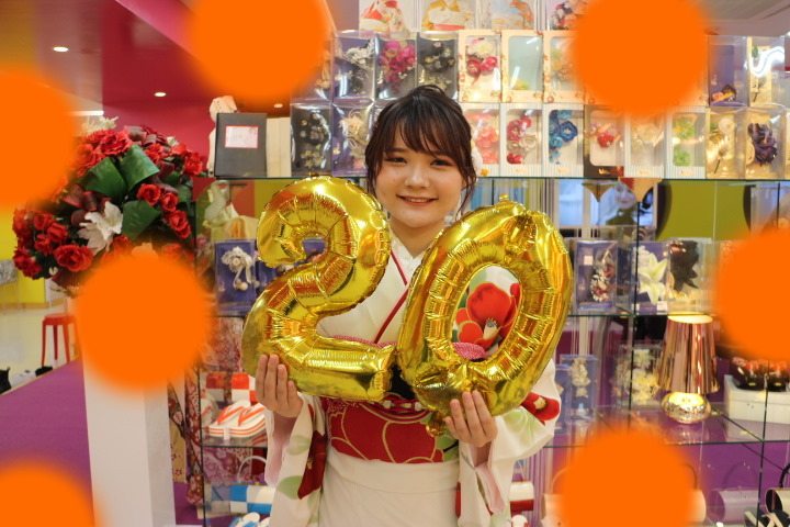 TAKAZEN神戸三宮店　前撮り撮影会　イマドキ　カワイイ　コディネート　振袖　レンタル　くすみ　派手　キラキラ　かわいい　おしゃれ　イマドキ　成人式