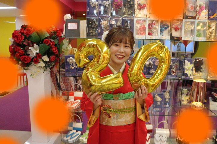 TAKAZEN神戸三宮店　前撮り撮影会　イマドキ　カワイイ　コディネート　振袖　レンタル　くすみ　派手　キラキラ　かわいい　おしゃれ　イマドキ　成人式