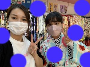 TAKAZEN神戸店　卒業式　袴レンタルイ　イマドキ　カワイイ　