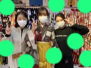 TAKAZEN神戸店　卒業式　袴　レンタル　格安　イマドキ　オシャレ