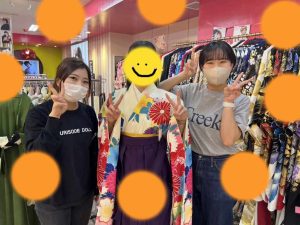 TAKAZEN神戸店　前撮り撮影会　イマドキ　カワイイ　コディネート　袴　おしゃれ　レトロ　個性的