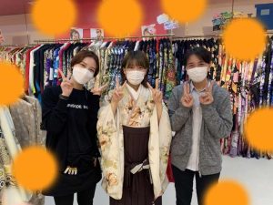 TAKAZEN神戸店　卒業式　袴レンタルイ　イマドキ　カワイイ　