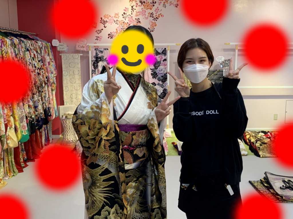 TAKAZEN神戸三宮店　前撮り撮影会　イマドキ　カワイイ　コディネート　振袖　レンタル　袴　かわいい　古典　かっこいい　派手　キラキラ