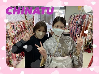 14日来春卒業袴姫ちゃん♪オシャレで可愛くちょっぴり大人っぽさも見えるTAKAZENの袴❣