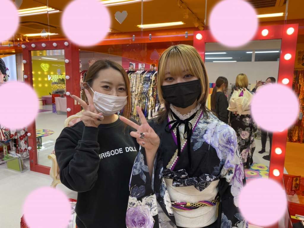 TAKAZEN神戸三宮店　前撮り撮影会　イマドキ　カワイイ　コディネート　振袖　レンタル　袴　フォトプラン　ヘップバーン