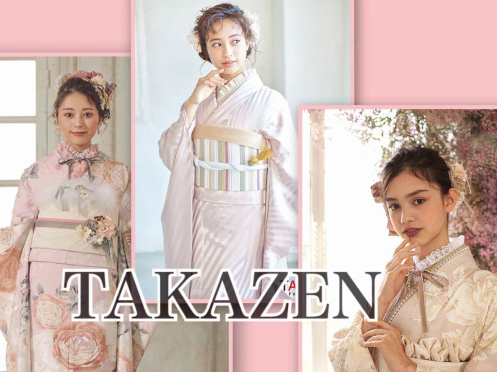 TAKAZEN神戸三宮店　前撮り撮影会　イマドキ　カワイイ　コディネート　振袖　レンタル　袴　