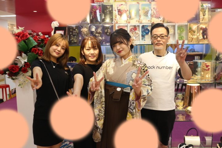 TAKAZEN神戸三宮店　前撮り撮影会　イマドキ　カワイイ　コディネート　振袖　レンタル　袴　