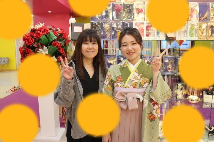 TAKAZEN神戸店　前撮り撮影会　卒業式　袴　イマドキ　カワイイ　コディネート