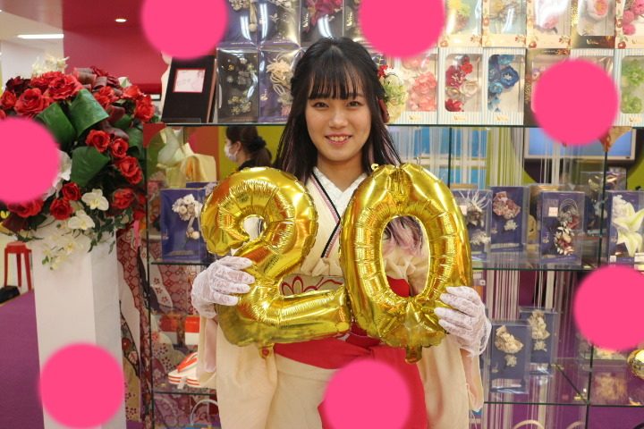 TAKAZEN神戸三宮店　前撮り撮影会　イマドキ　カワイイ　コディネート　振袖　レンタル　袴　