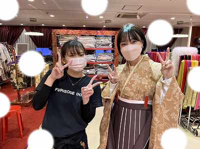 卒業式　袴　かわいい