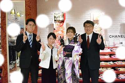 成人式　前撮り　梅田