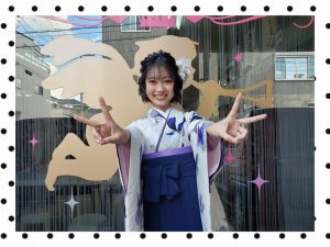 成人式　袴　青　おしゃれ　前撮り撮影会　
