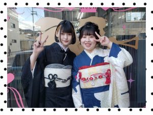 成人式　振袖　前撮り撮影会　おしゃれ　黒　無地