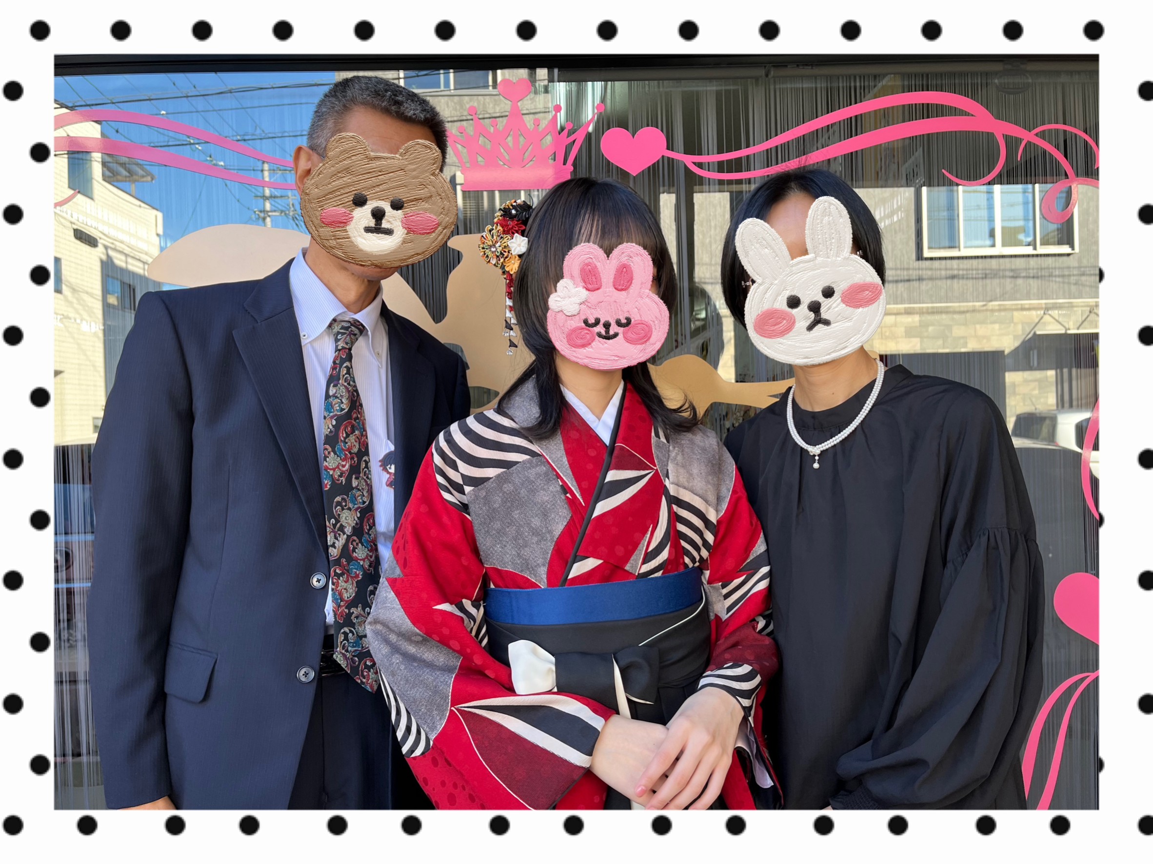 袴　前撮り撮影会　可愛い　赤
