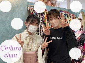 卒業式　袴　かわいい　心斎橋　なんば