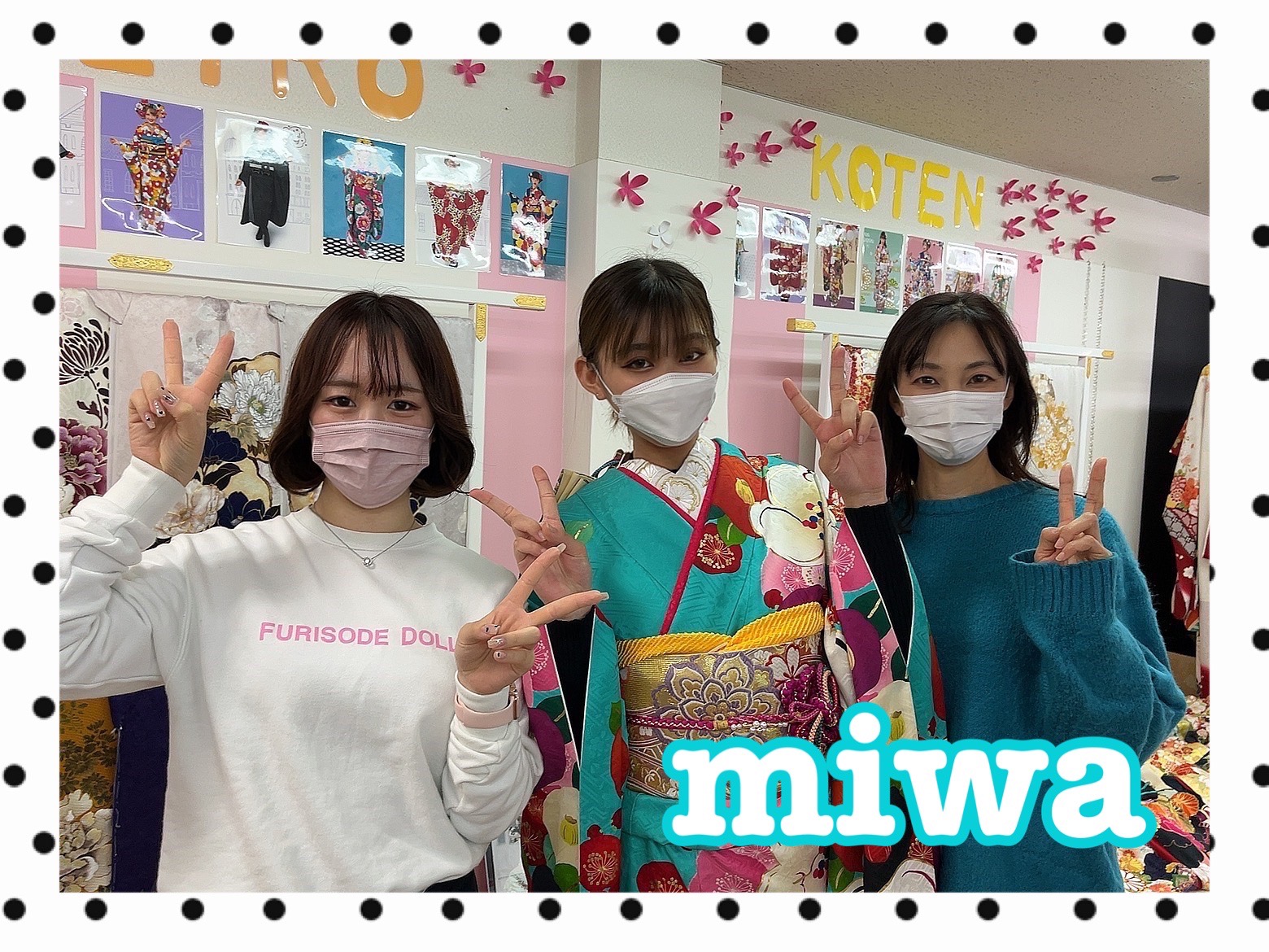 【TAKAZEN奈良店】７日♡2023年、2024年成人のかわいいおしゃれ振袖＆2023年卒業のくすみカラー袴の姫ちゃんたち♡