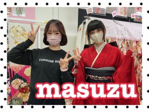 振袖　レンタル　奈良　古典柄　赤