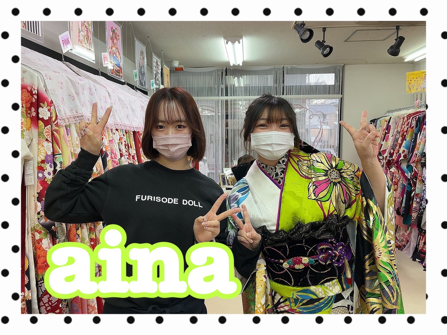 【TAKAZEN奈良店】13日♡2023年・2024年に成人式を迎えられるイマドキオシャレな振袖姫ちゃん＆森七菜ちゃんのオシャレな袴姫ちゃん♡