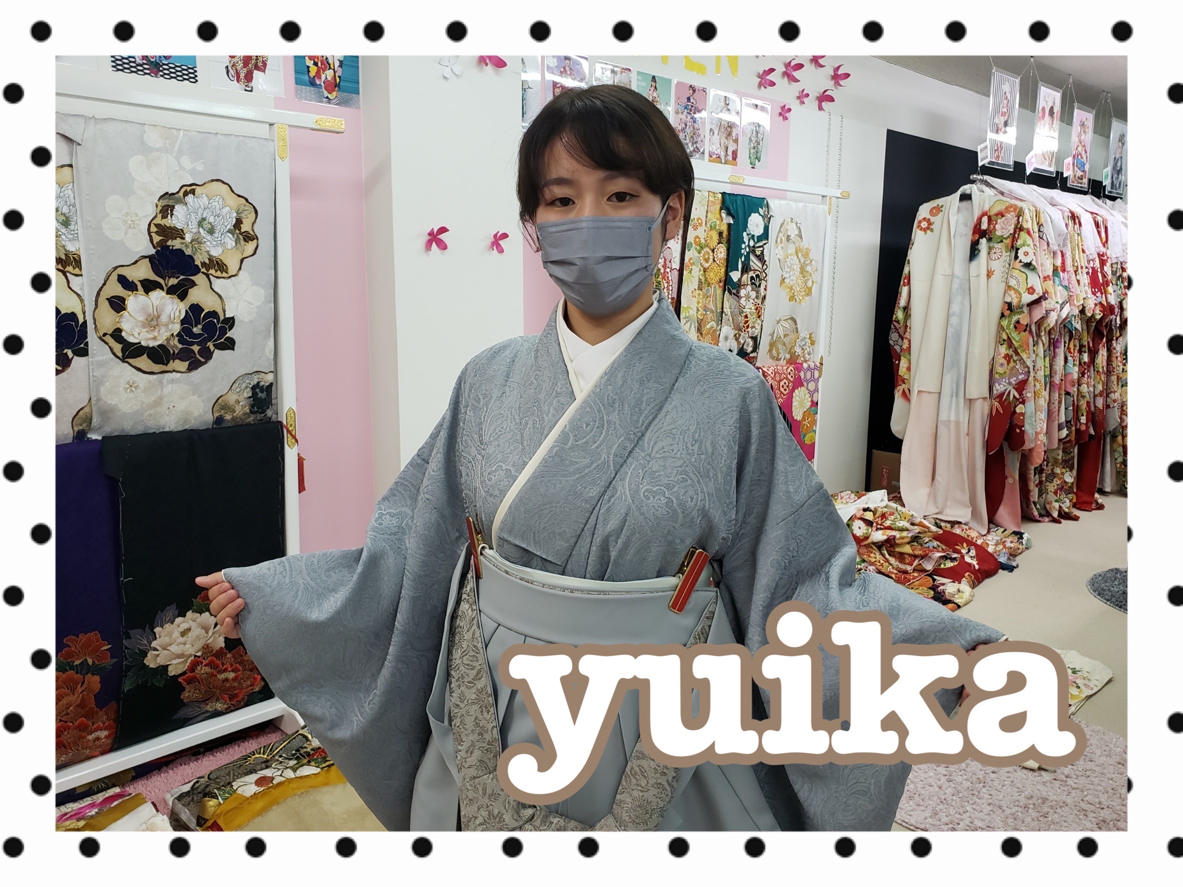 【TAKAZEN奈良店】１４日♡２０２３年卒業のくすみブルー袴姫ちゃん＆２０２４年成人の古典柄振袖のおしゃれ姫ちゃん♡