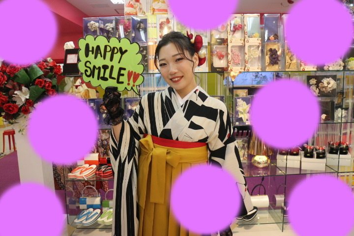 TAKAZEN神戸店　袴レンタル　卒業式　前撮り撮影会　かわいい　古典