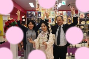 TAKAZEN神戸店　前撮り撮影会　成人式　振袖　くすみカラー　イマドキ　カワイイ　コディネート
