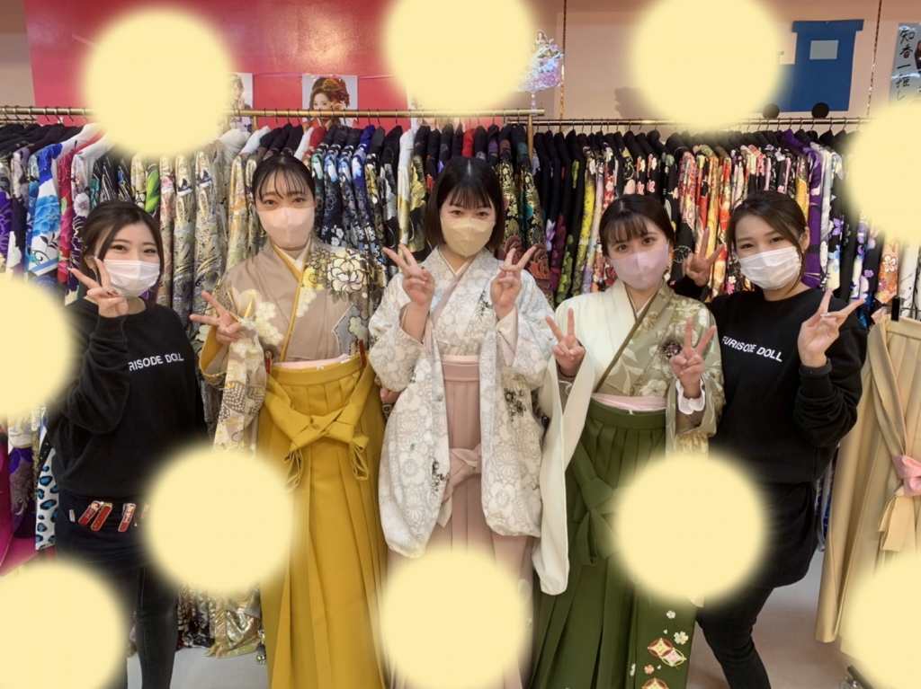 TAKAZEN　神戸三宮店　袴　くすみカラー