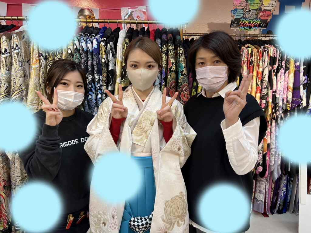 TAKAZEN　神戸三宮店　袴　くすみカラー