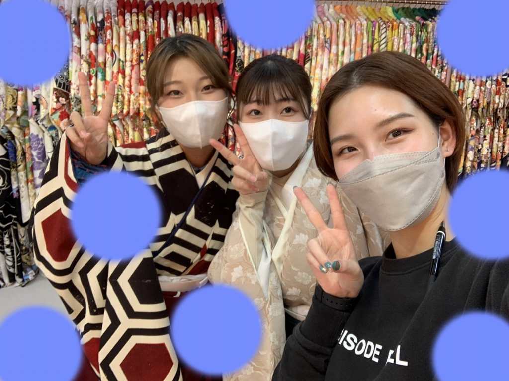 【TAKAZEN神戸三宮店】♡9日　お友達同士でご来店♡オシャレで可愛い袴の姫ちゃん♡