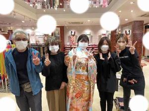 成人式　前撮り　梅田