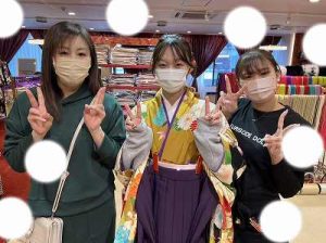 卒業式　袴　かわいい