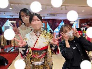 成人式　前撮り　梅田