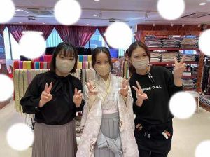 卒業式　袴　かわいい