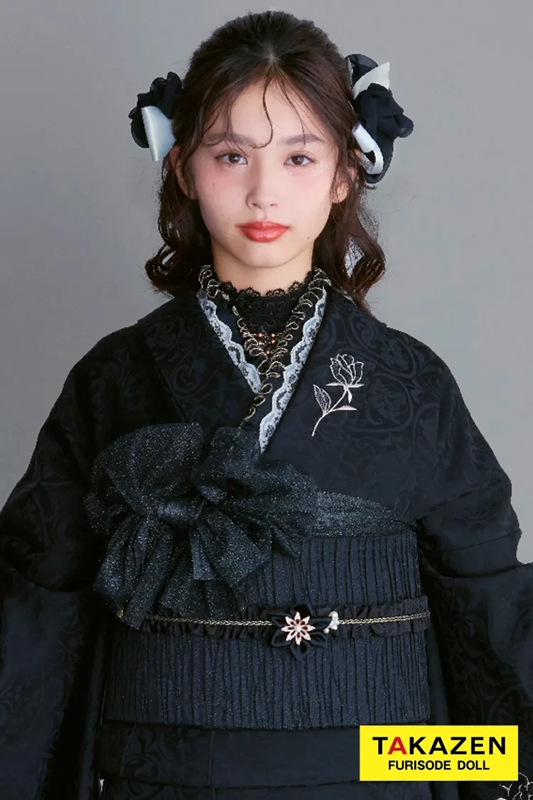 ヴィンテージスタイル ブラック/黒ベース ワンポイント刺繍 人と被ら